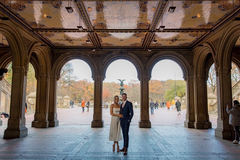 Central Park Weddings NYC New York - Underneath Bethesda Terrace Central  Park
